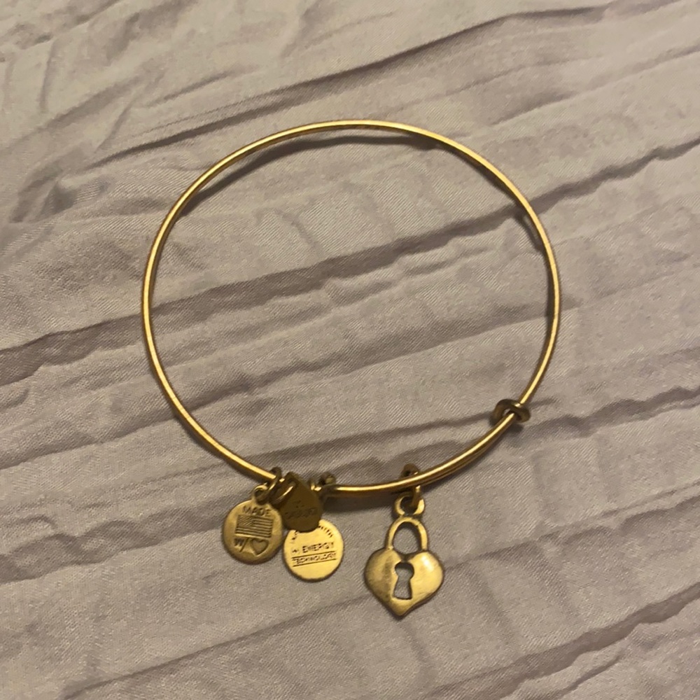 Alex & Ani heart locket bracelet